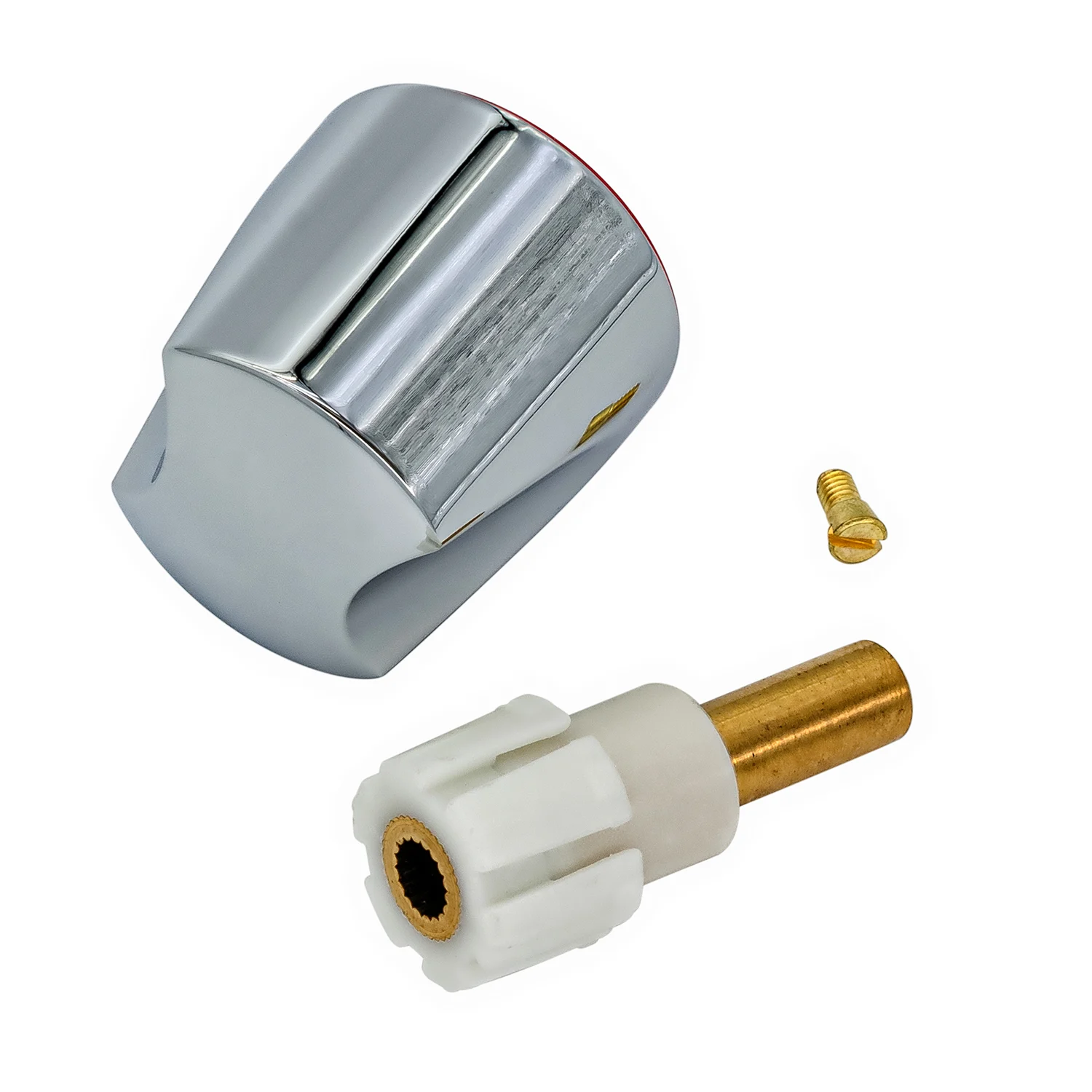 Chromowana rączka z śrubą i adapterem, Ideal Standard