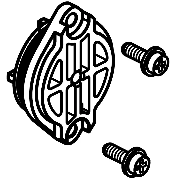 Rysunek techniczny części zamiennej z śrubami, Ideal Standard