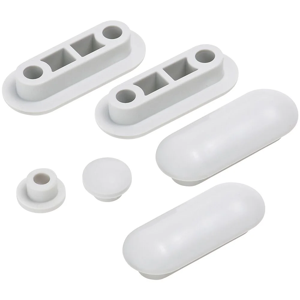 Białe części plastikowe w widoku z przodu, Ideal Standard