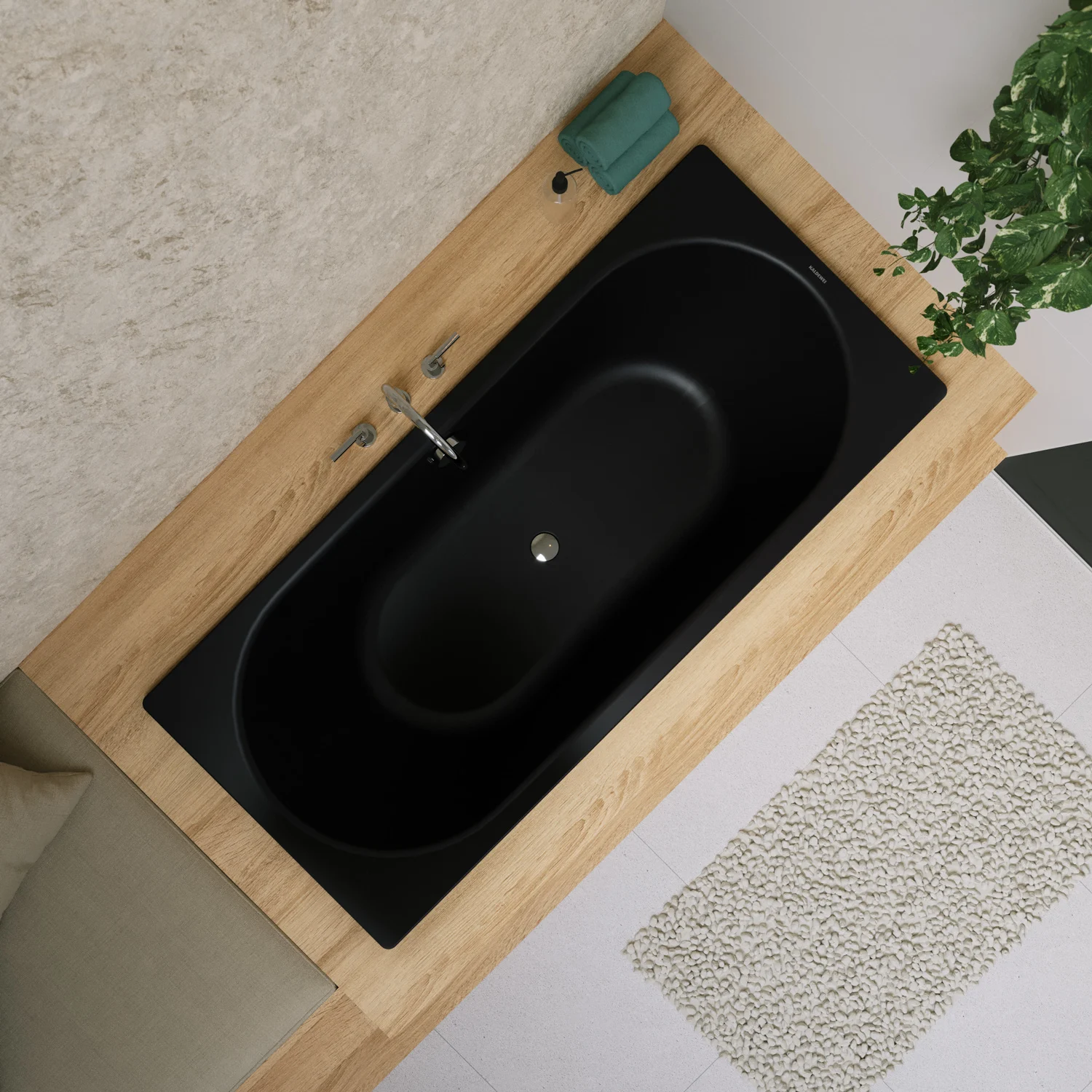 Kaldewei CLASSIC DUO Mod. 107 Badewanne 170 x 75 cm Bild 3