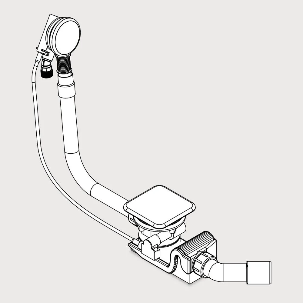 Kaldewei Spezial Ab- und Überlaufgarnitur KA 4081 mit integrierter Füllfunktion