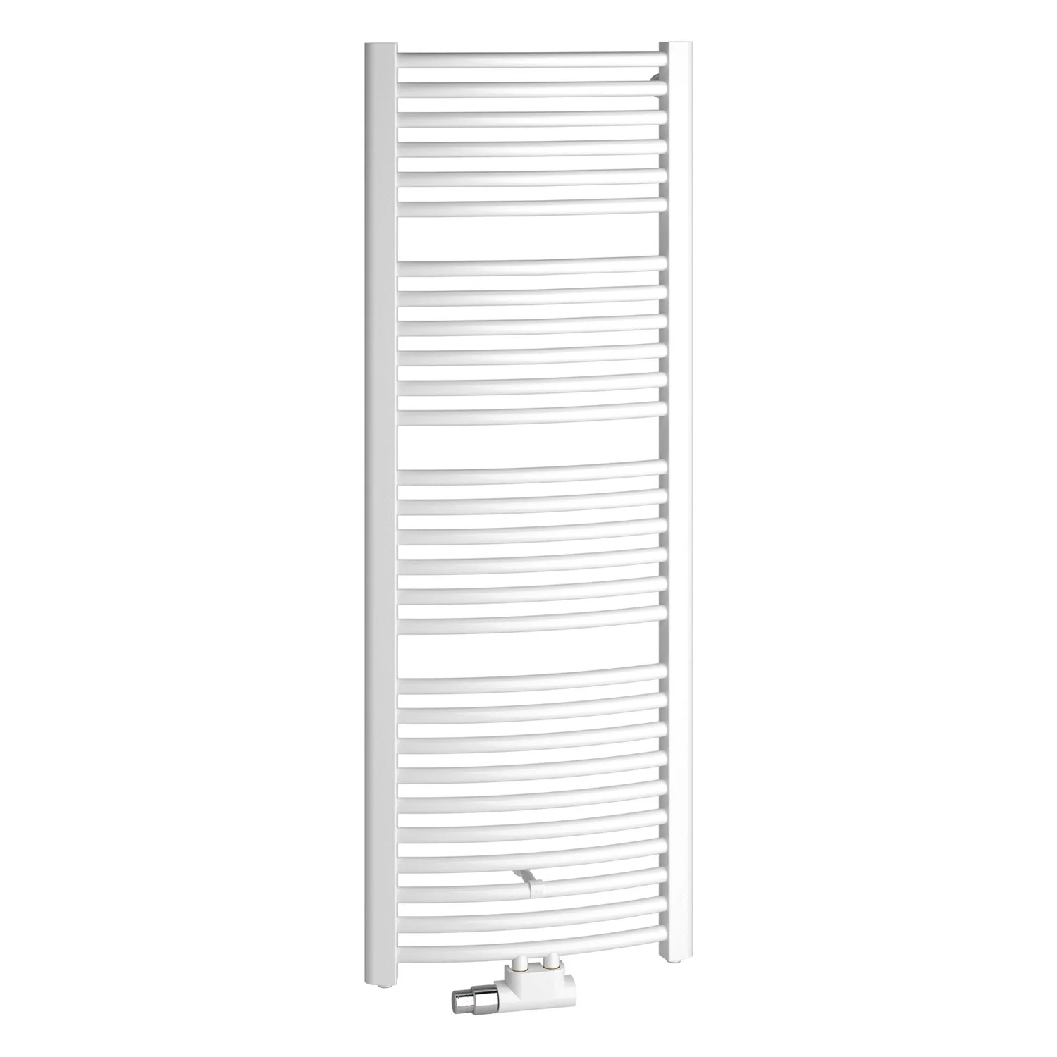 Kermi Basic 50 R gebogen Badheizkörper 52,4 x 6,4 x 177 cm Bild 2