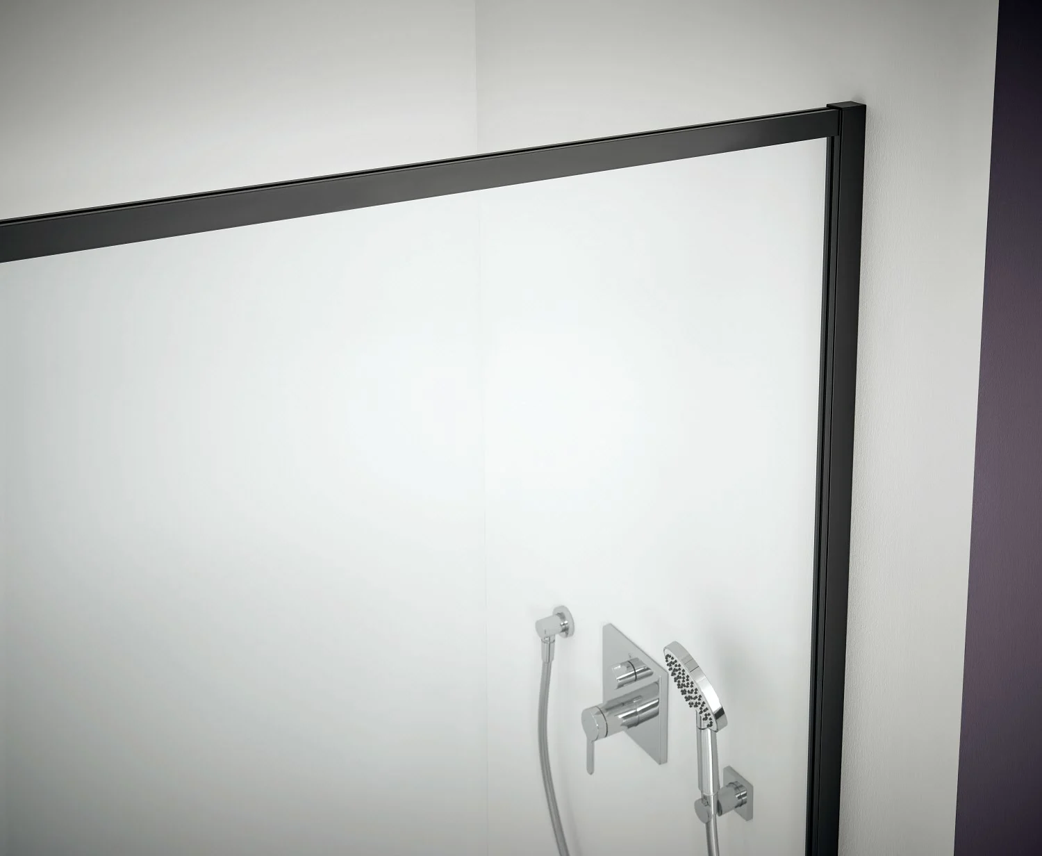 Kermi Dark Edition WALK-IN XD 100 x 200 cm Bild 3