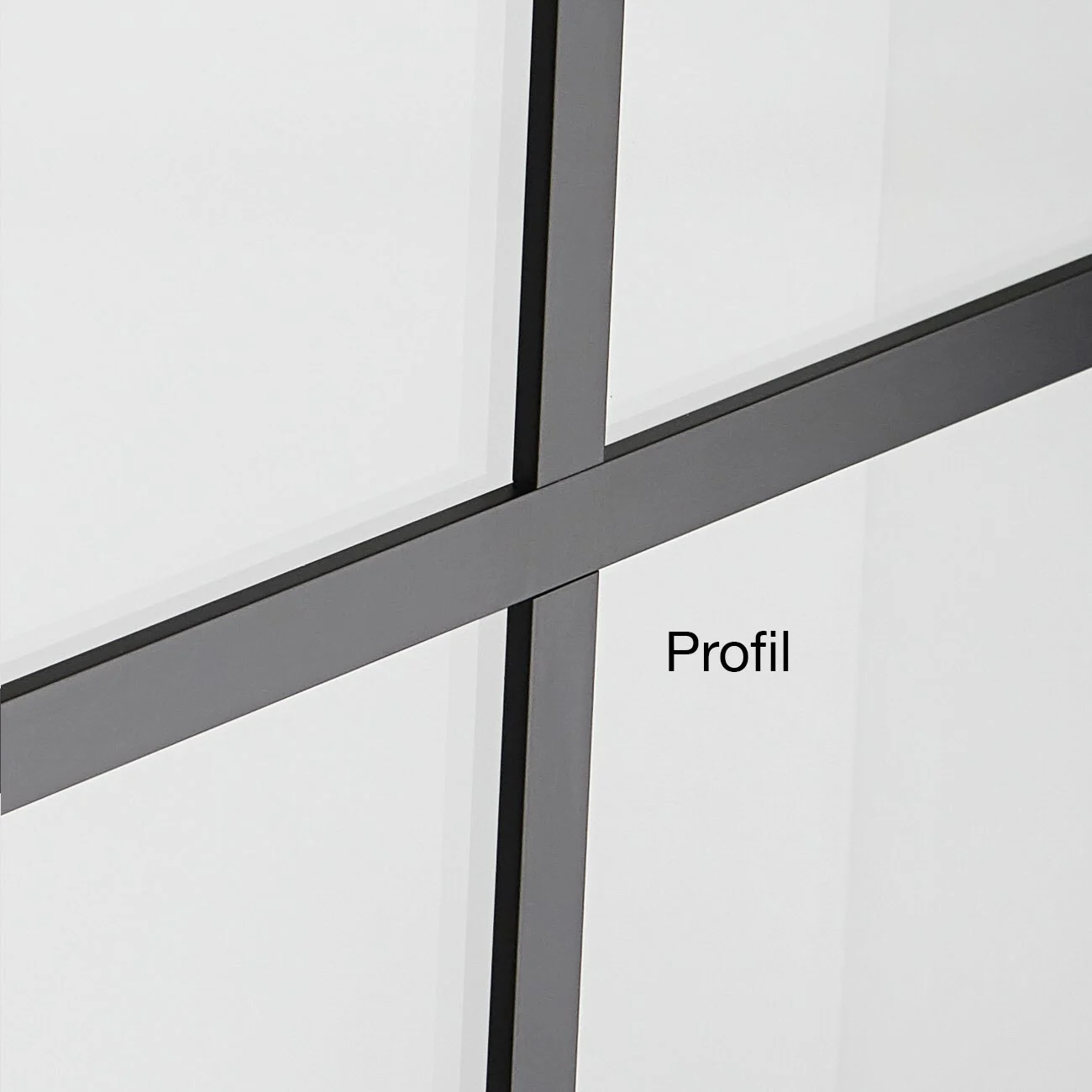 Kermi Dark Edition WALK-IN XD Profil 140 x 200 cm Bild 4