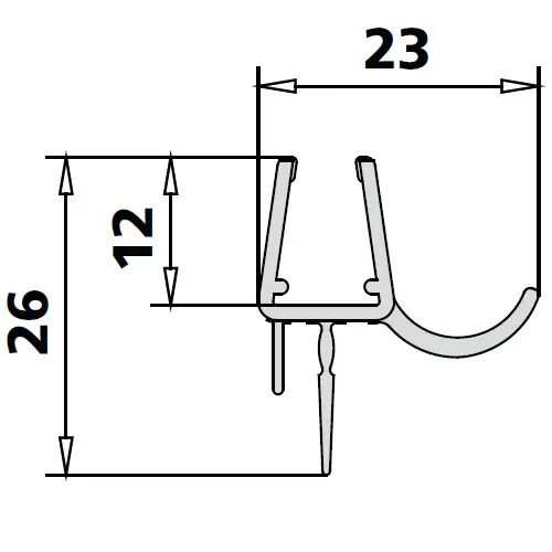 Kermi Atea Ersatz-Dichtleisten