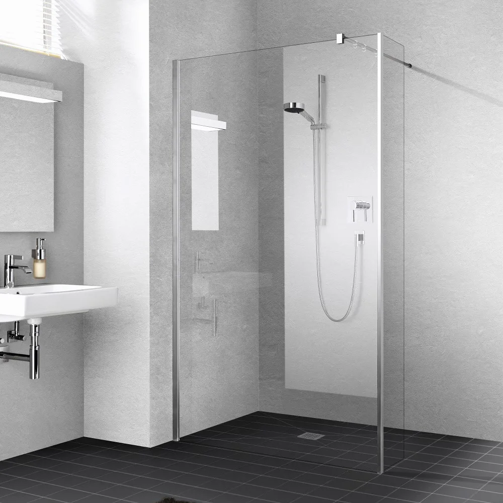 Kermi Walk-In XB Festfeld im Winkel 50 x 200 cm zur Kombination mit Wall oder Free