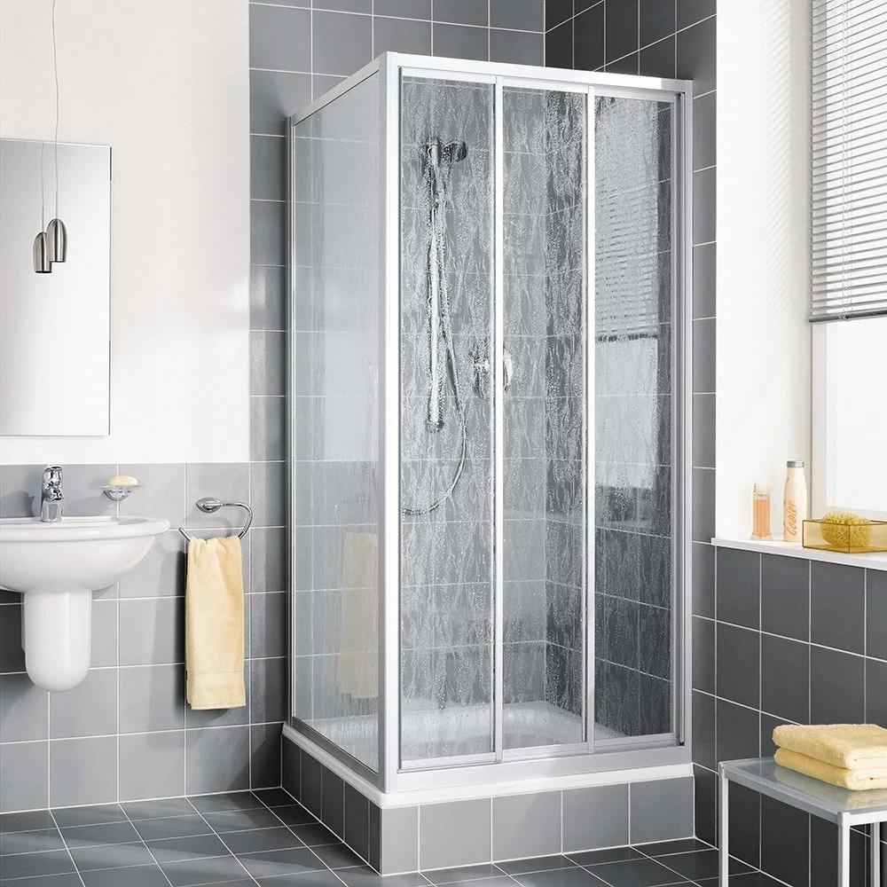 Kermi Nova 2000 Gleittür 3-teilig 90 x 200 cm