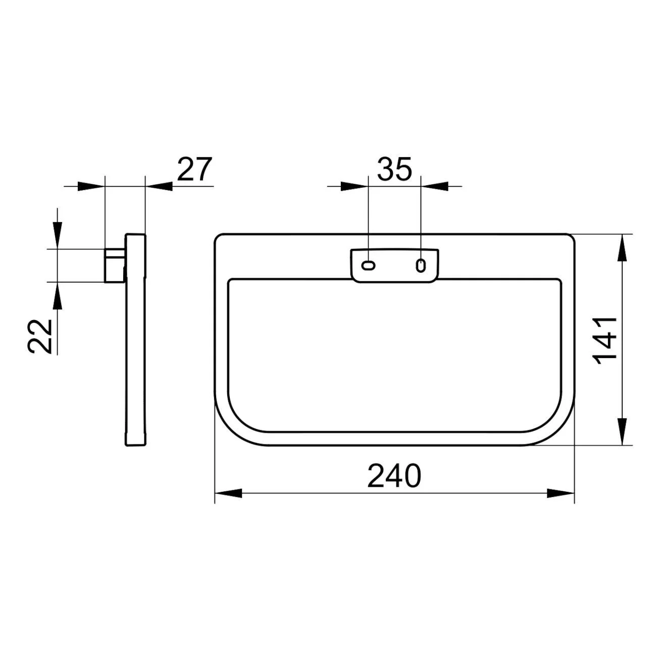 Keuco Moll Handtuchring, geschlossen Bild 5