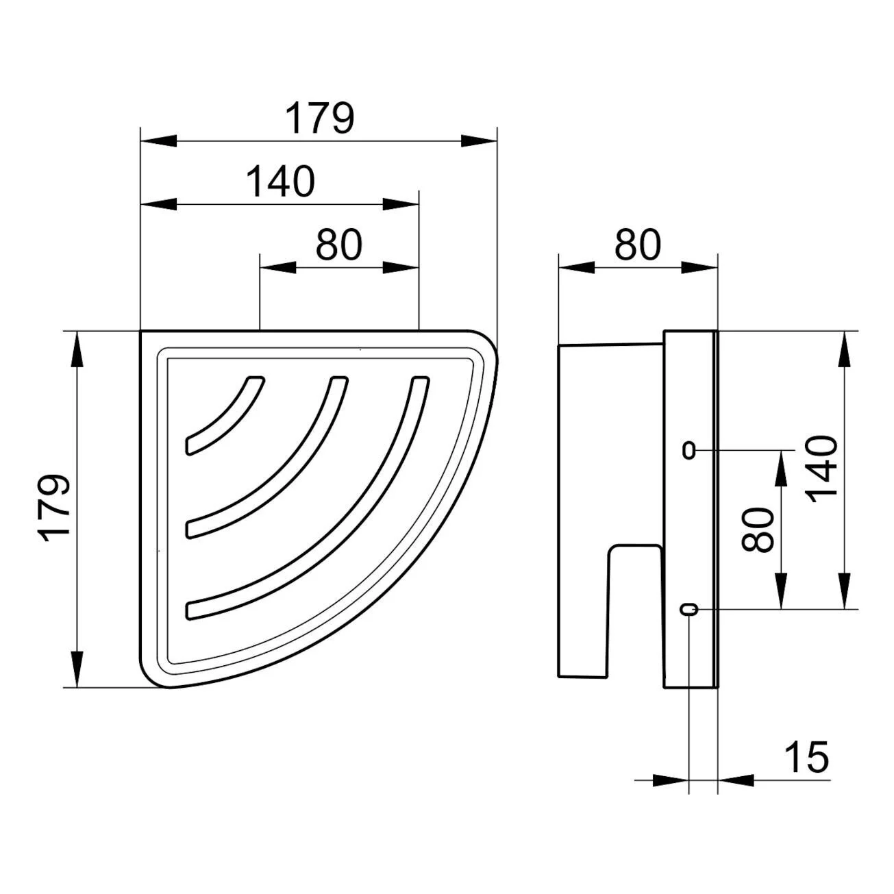 Keuco Moll Eckduschkorb Bild 4