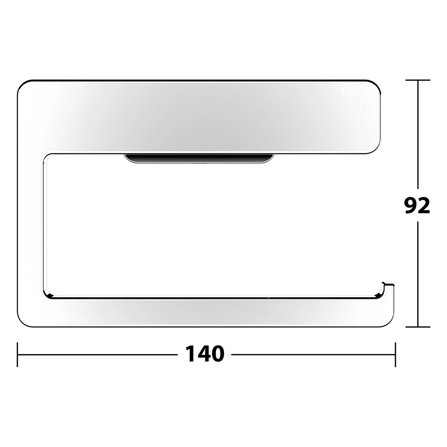 Keuco Moll Toilettenpapierhalter ohne Deckel Bild 6