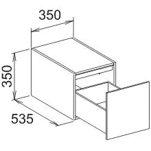 Keuco EDITION 11 Planning Modul Unterbauschrank 35 x 53,5 cm Bild 2
