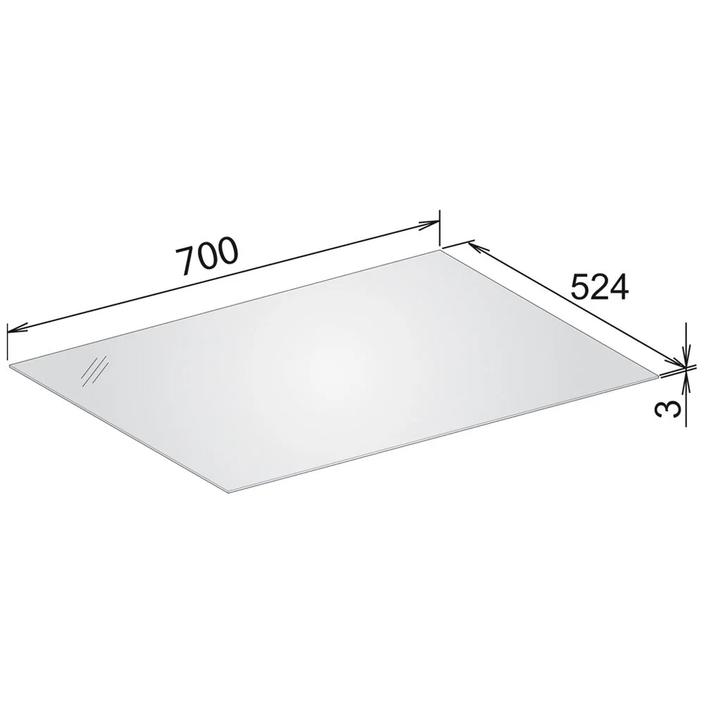 Keuco EDITION 11 Abdeckplatte 105,2 cm für Holzfronten Bild 2