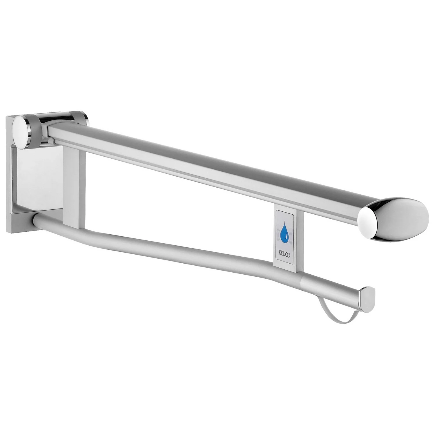 Keuco Plan Care Stützklappgriff WC 70 cm links