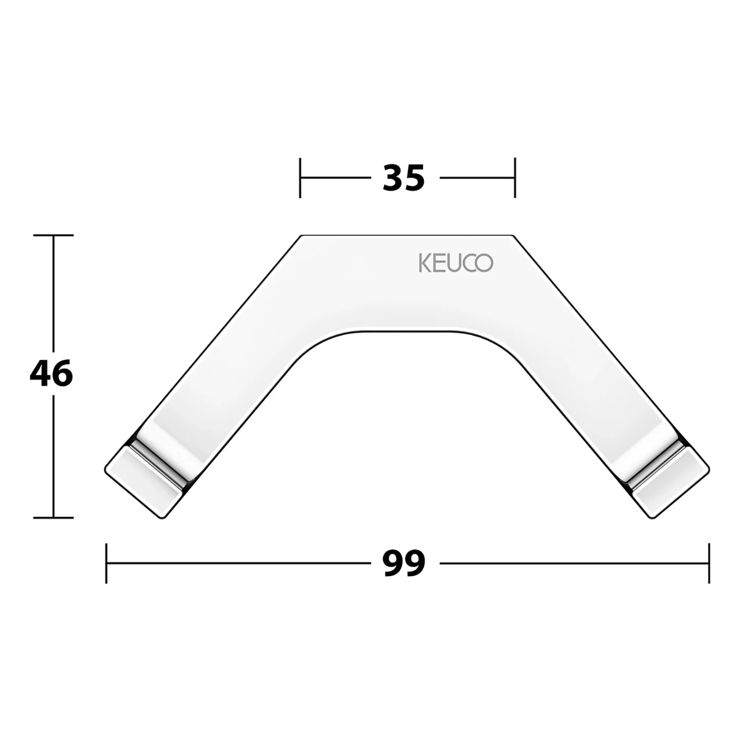 Keuco EDITION 11 Handtuchhaken doppelt Bild 5