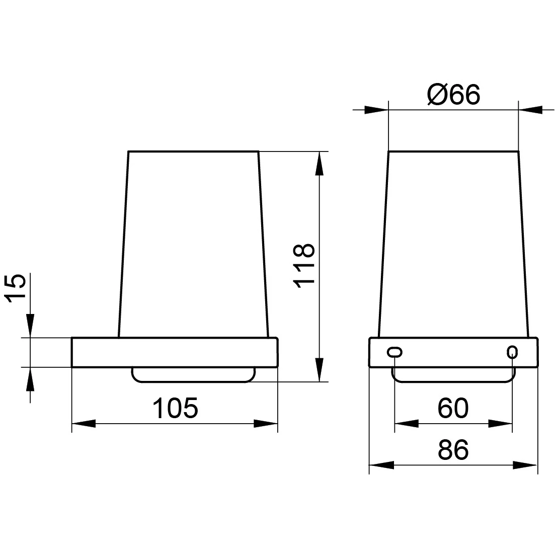 Keuco EDITION 11 Glashalter mit Echtkristallglas Bild 3