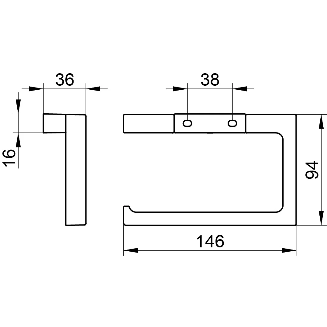Keuco EDITION 11 Toilettenpapierhalter Bild 5