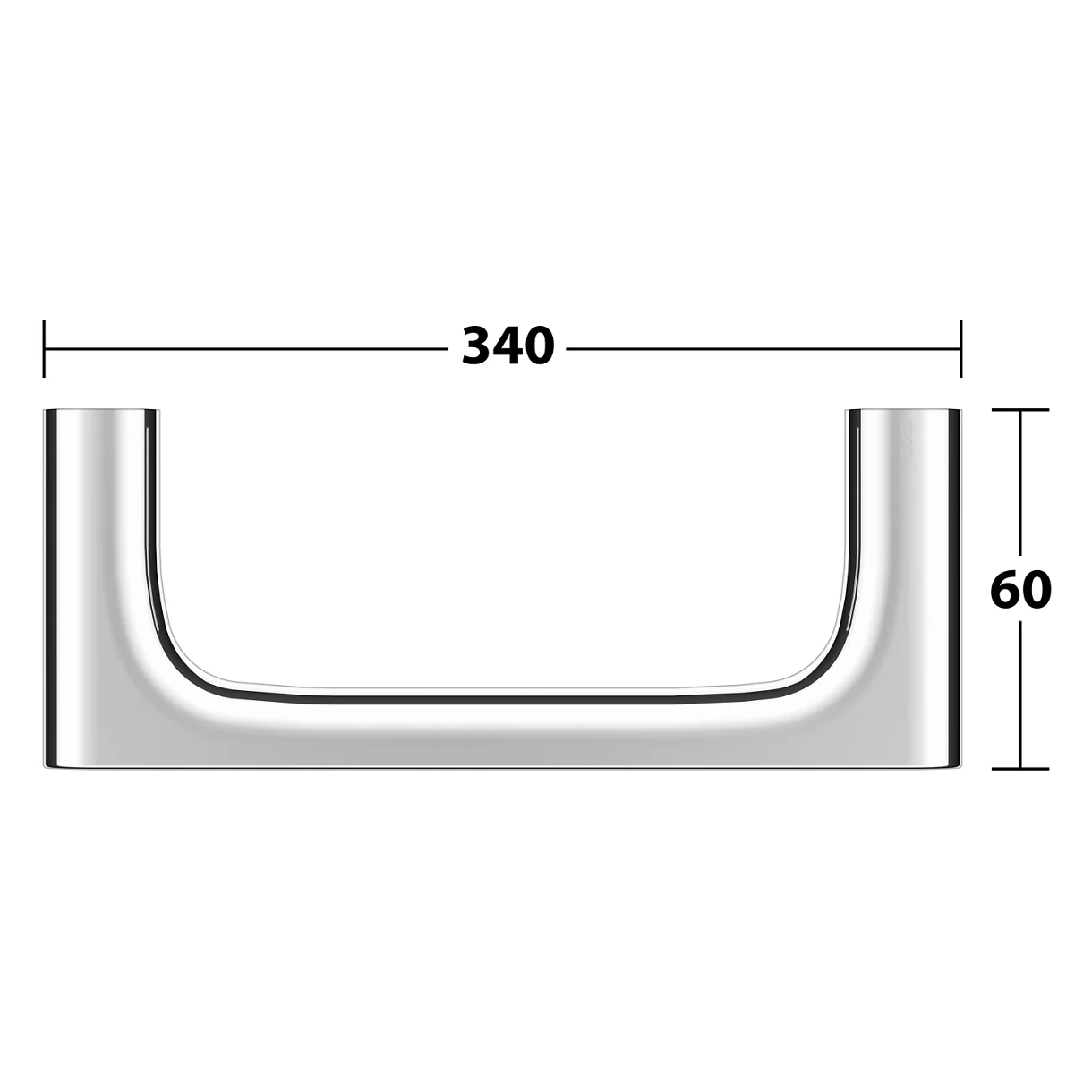 Keuco EDITION 400 Handtuchring, geschlossen, 25 cm Bild 6