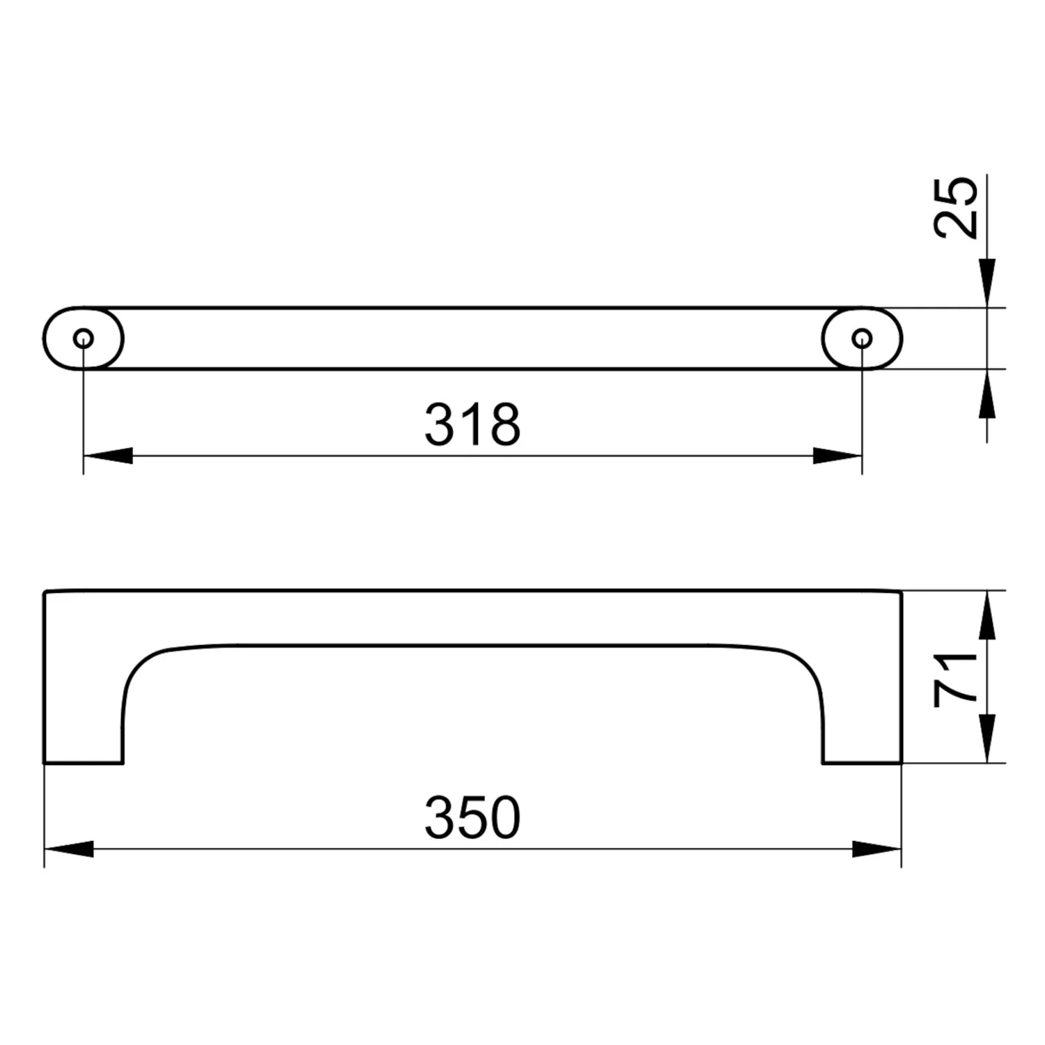 Keuco EDITION 400 Handtuchring, geschlossen, 25 cm Bild 5
