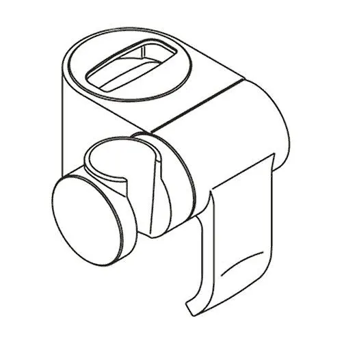Rysunek techniczny suwaka prysznicowego, Keuco