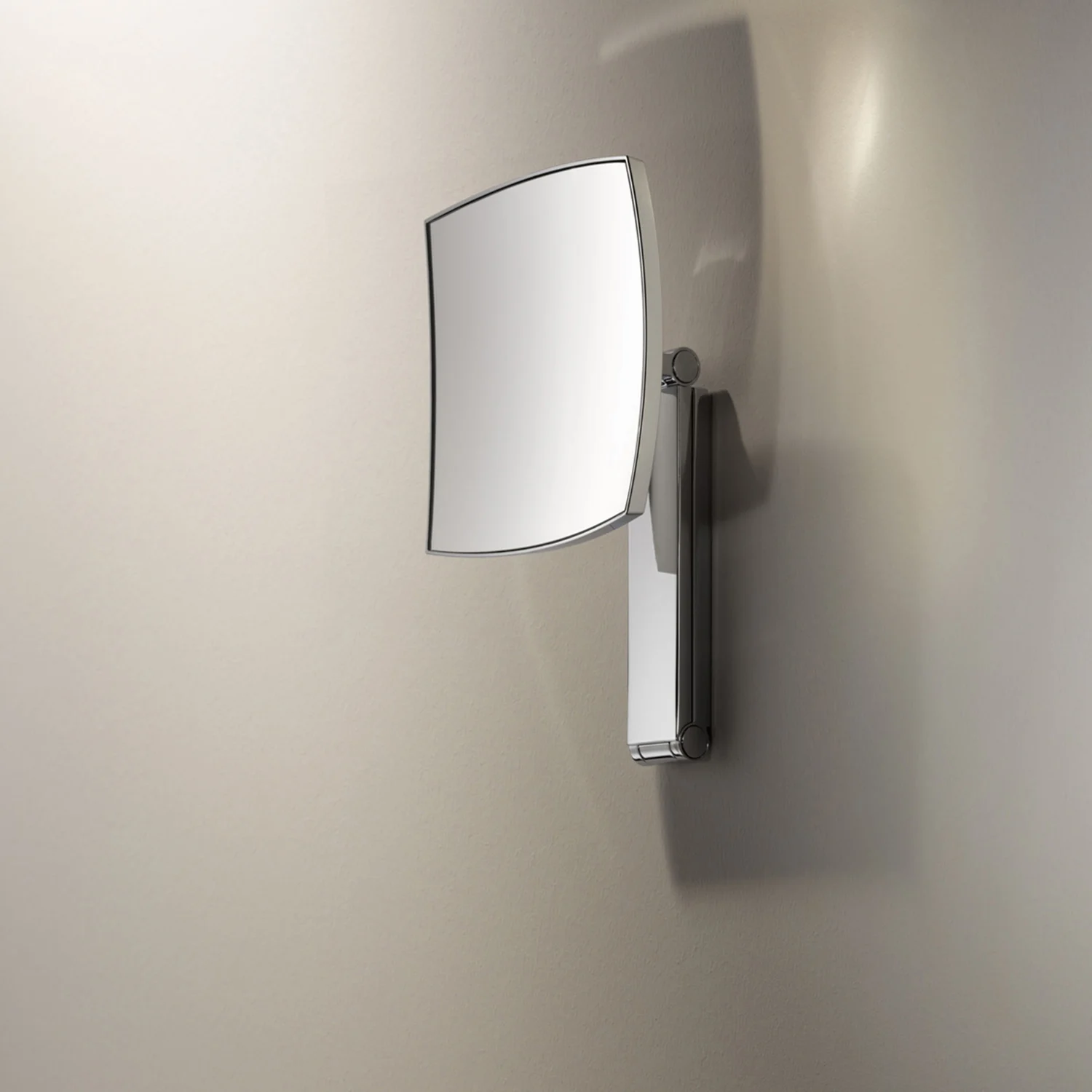 Keuco iLook move Kosmetikspiegel quadratisch, 5-fach Vergrößerung, Wandmodell Bild 4