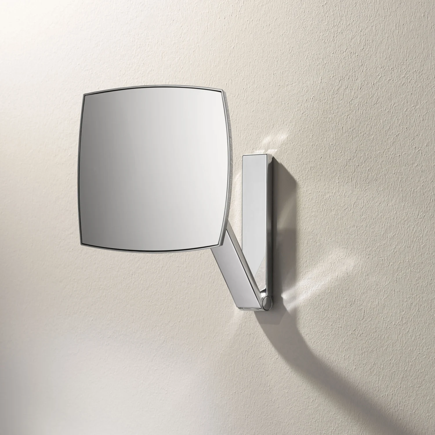 Keuco iLook move Kosmetikspiegel quadratisch, 5-fach Vergrößerung, Wandmodell Bild 3