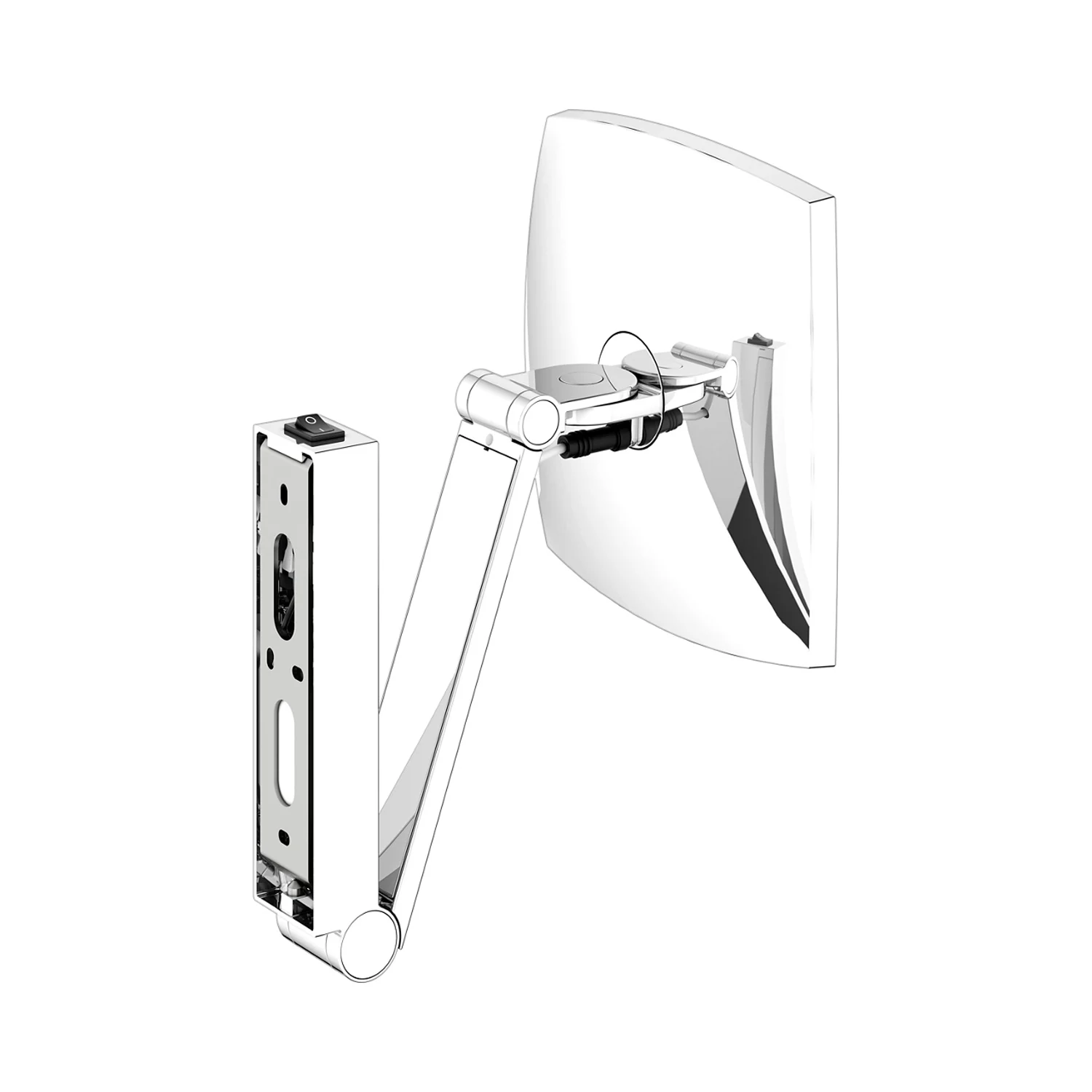 Keuco iLook-move Kosmetikspiegel rechteckig, 5-fach Vergrößerung, LED Beleuchtung, Wandmodell Bild 10