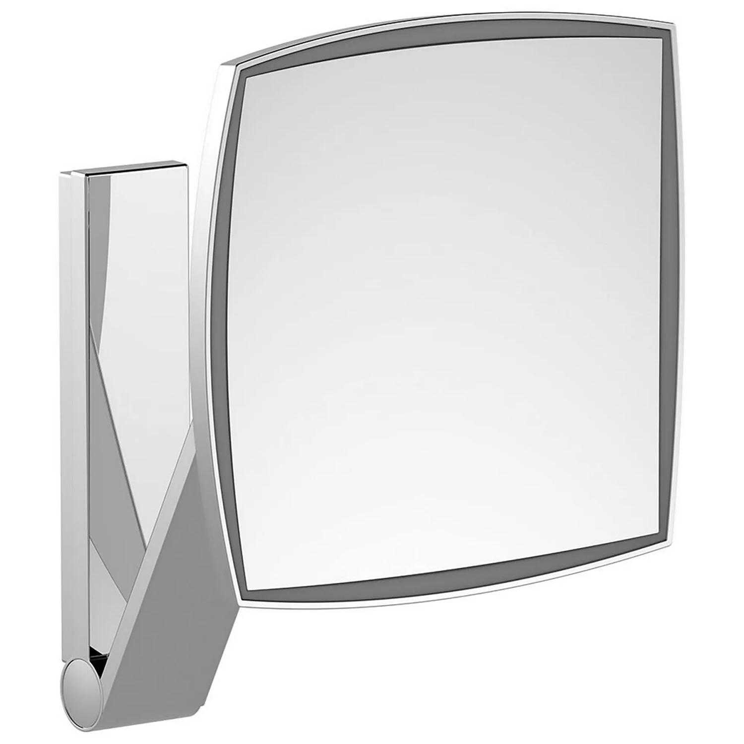 Keuco iLook-move Kosmetikspiegel rechteckig mit 5-fach Vergrößerung, LED Beleuchtet, UP-Kabelführung