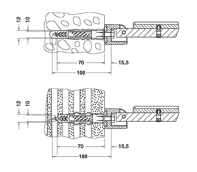 Keuco Plan Befestigungs-Set Nr.3