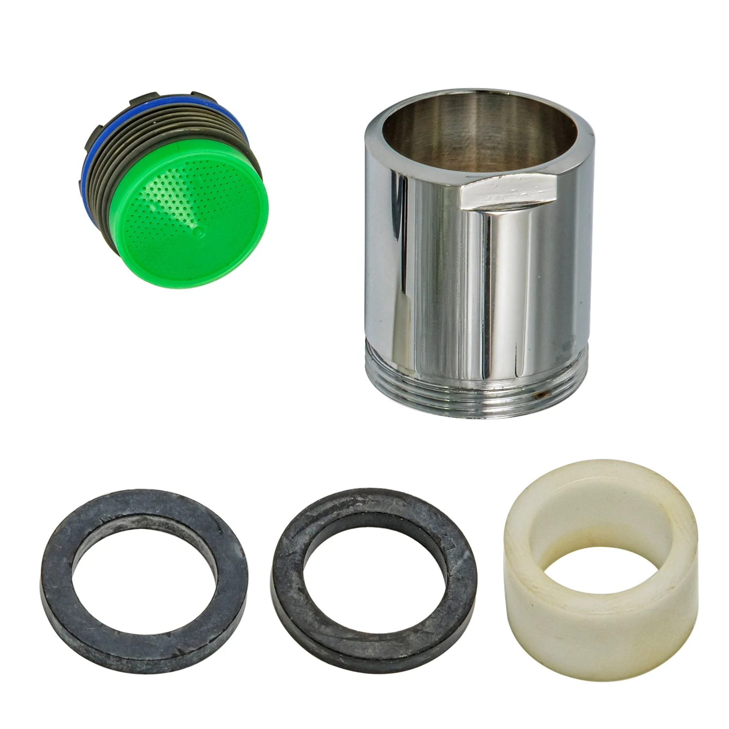 Zestaw części zamiennych z zielonym wkładem i cylindrem metalowym, Kludi