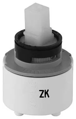 Jednostka sterująca 35 mm widok z przodu, Kludi