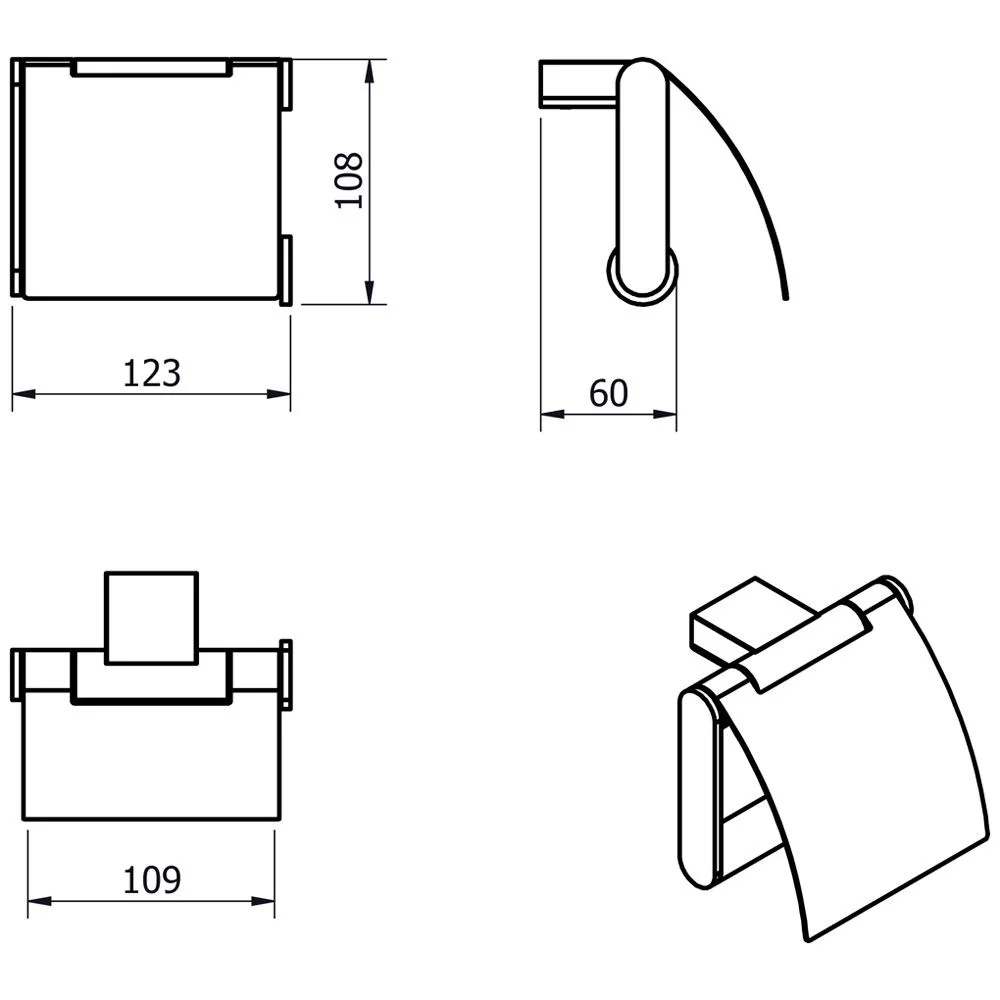 Kronenbach Plana 2.0 Papierhalter mit Deckel Bild 2