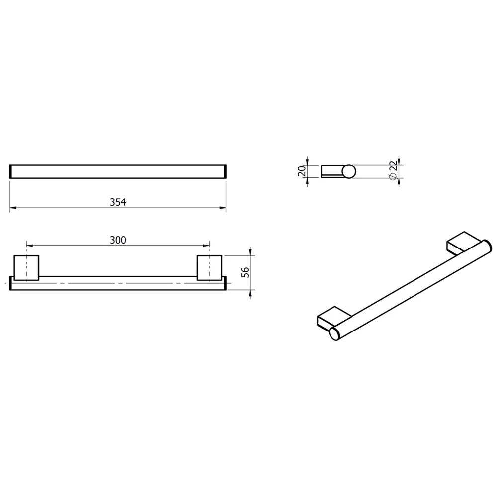 Kronenbach Plana 2.0 Wannengriff Bild 2
