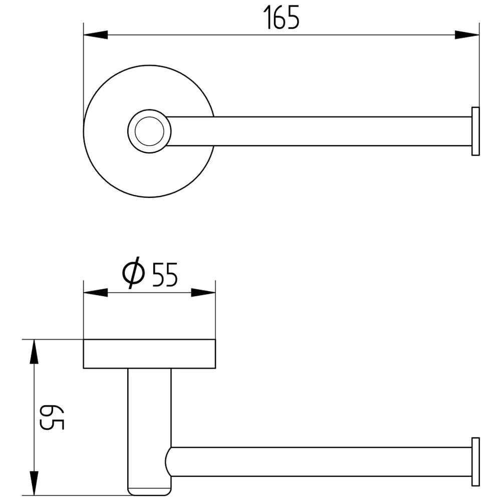 Kronenbach Styla-X 2.0 Papierrollenhalter ohne Deckel Bild 5