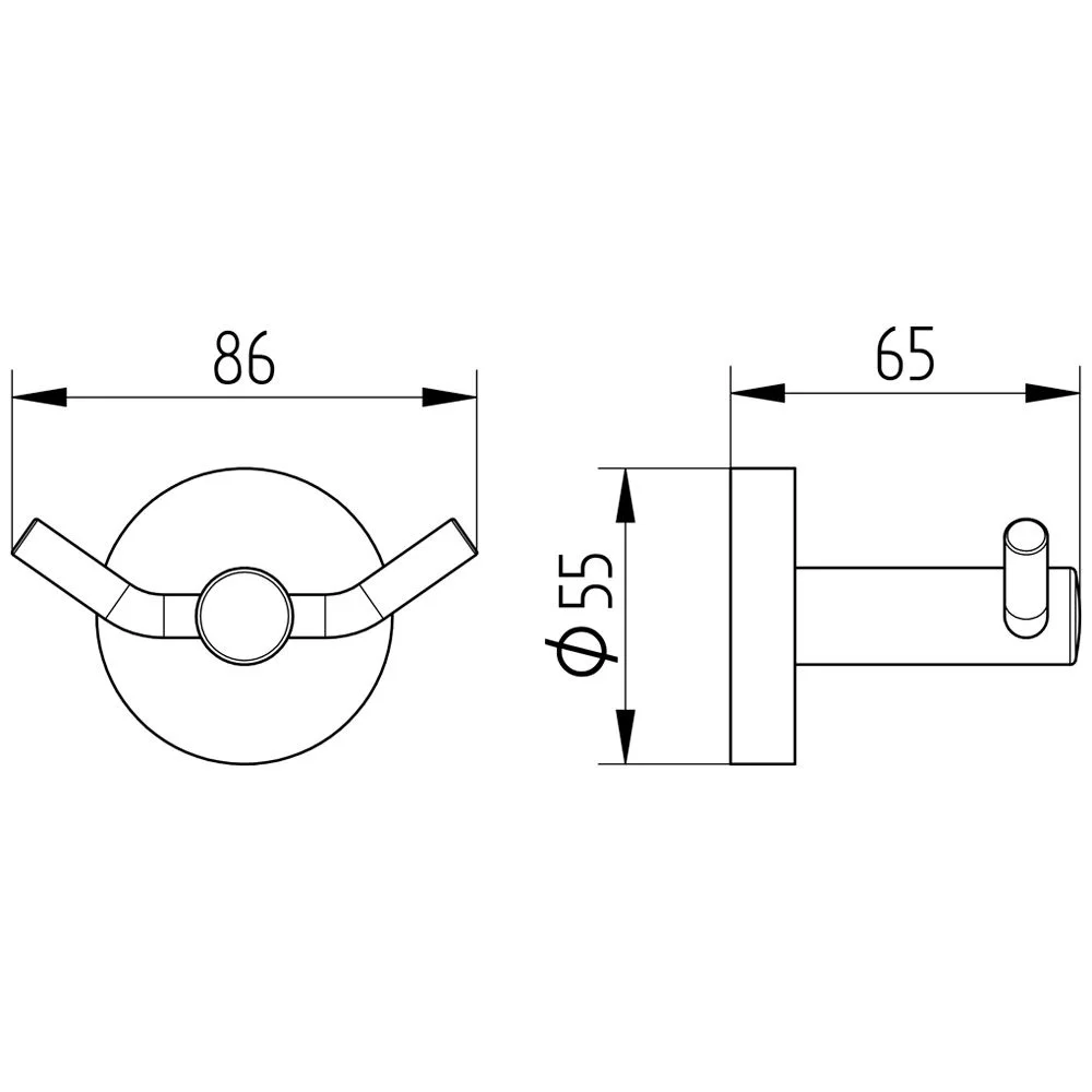 Kronenbach Styla-X 2.0 Haken mit Konsole 2-Fach Bild 5