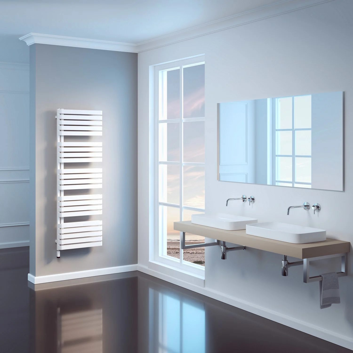 Kronenbach Art E Elektro-Badheizkörper 50 x 169,5 cm, Heizpatrone links Bild 6