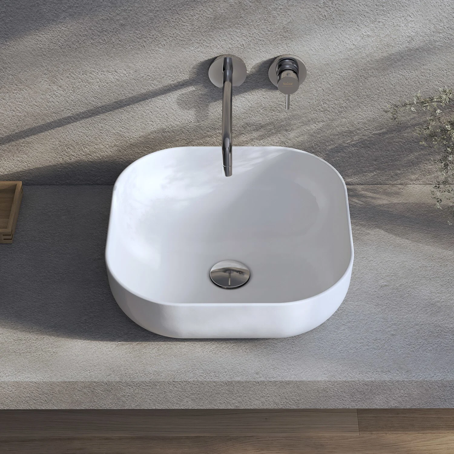 Kronenbach Cube Aufsatzwaschtisch 42 x 42 cm Bild 3