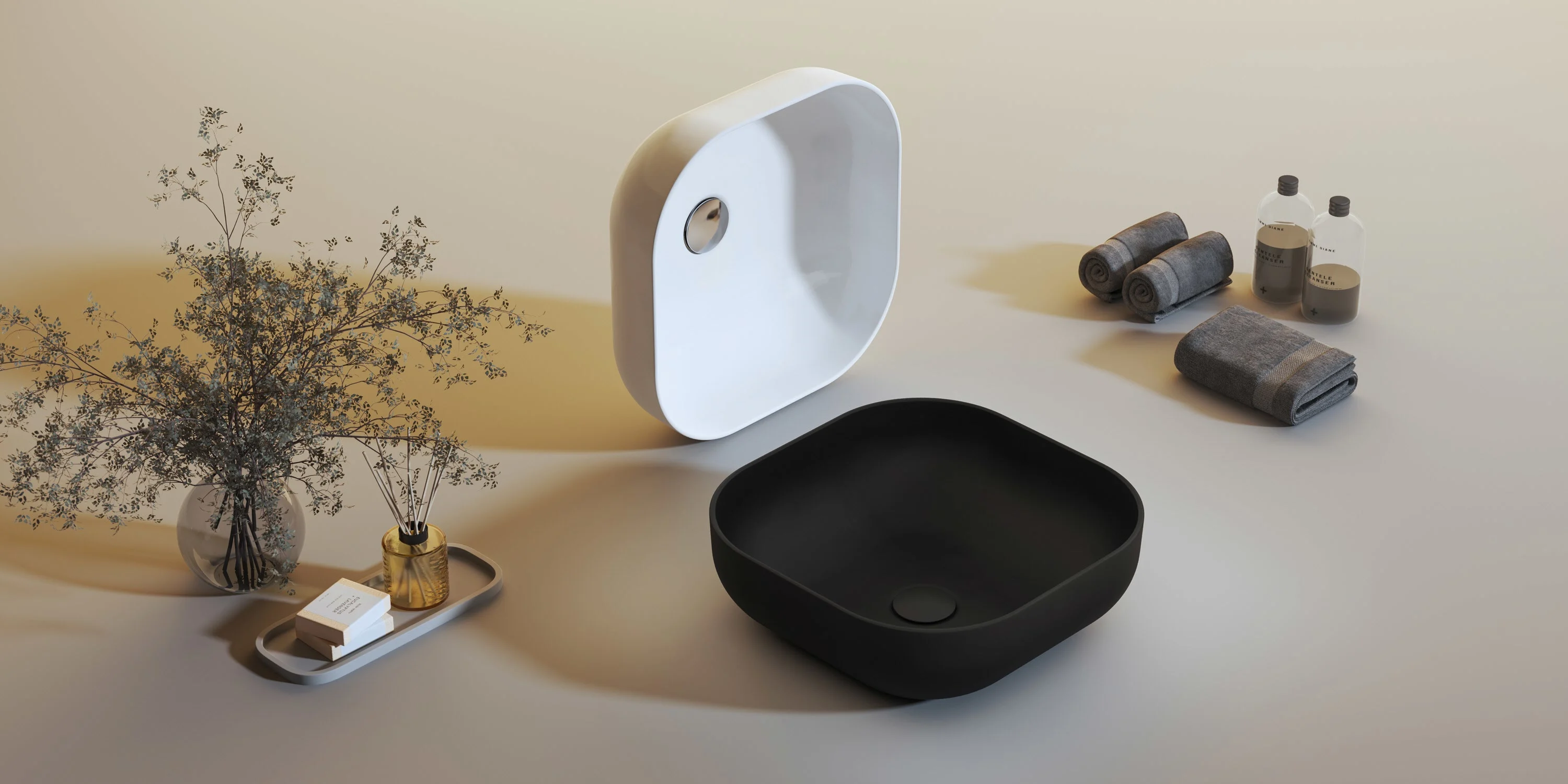 Kronenbach Cube Aufsatzwaschtisch 42 x 42 cm Bild 7