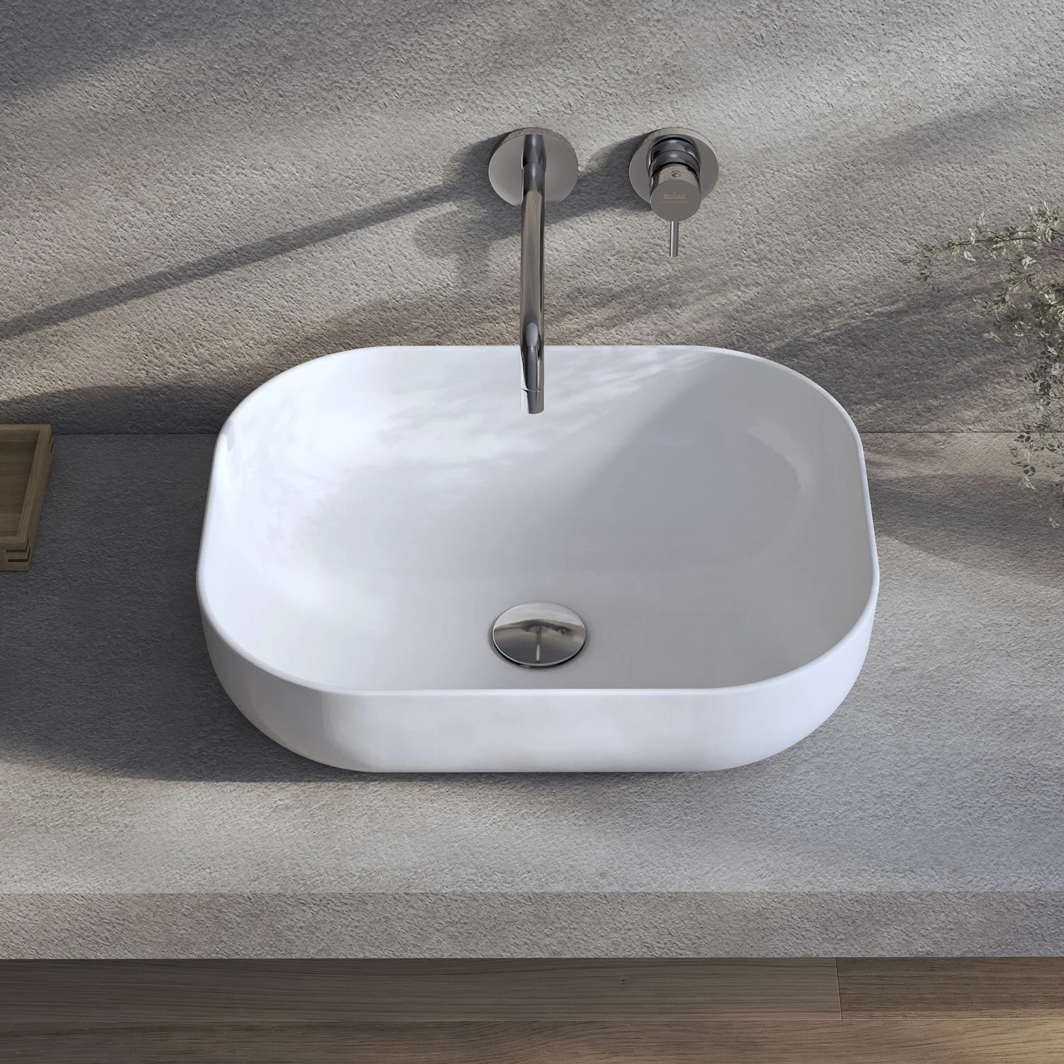 Kronenbach Cube Aufsatzwaschtisch 50 x 40 cm Bild 3