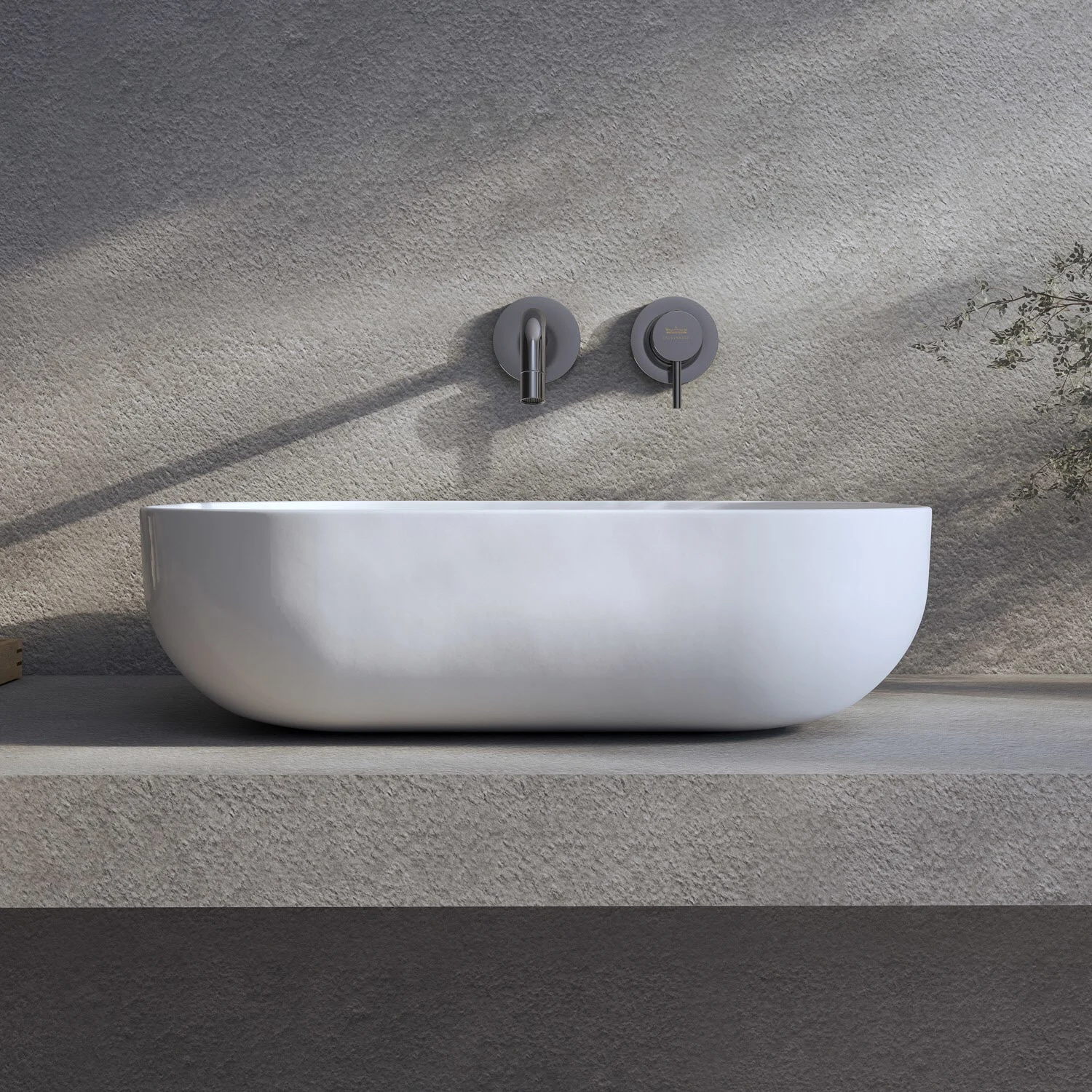 Kronenbach Cube Aufsatzwaschtisch 50 x 40 cm Bild 4