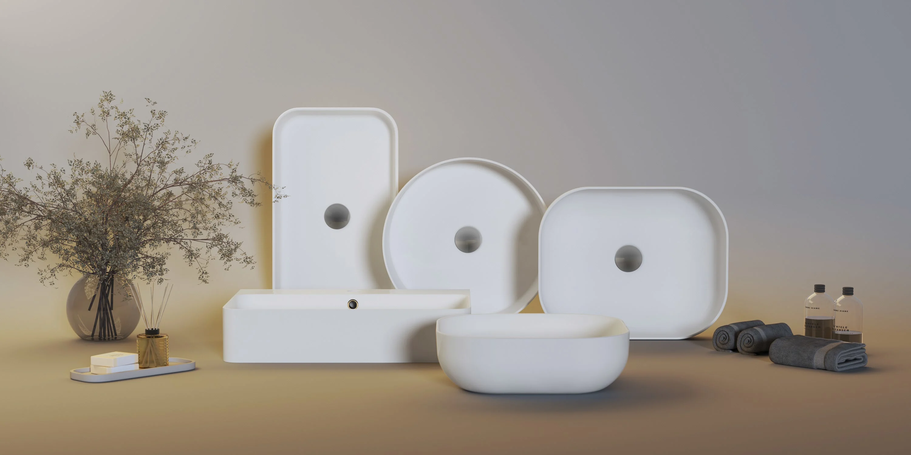 Kronenbach Cube Aufsatzwaschtisch 50 x 40 cm Bild 8