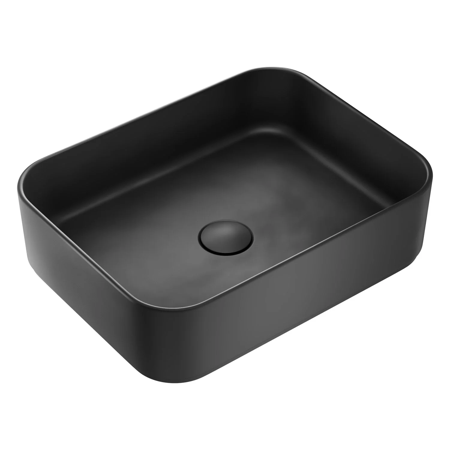 Kronenbach Cube Black Edition Aufsatzwaschtisch 50 x 38,5 cm Bild 2