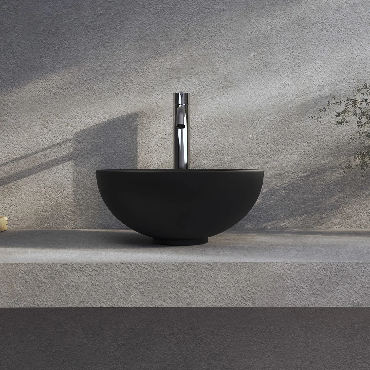 Kronenbach Tube Black Edition Aufsatzwaschtisch Ø 32,5 cm Bild 4