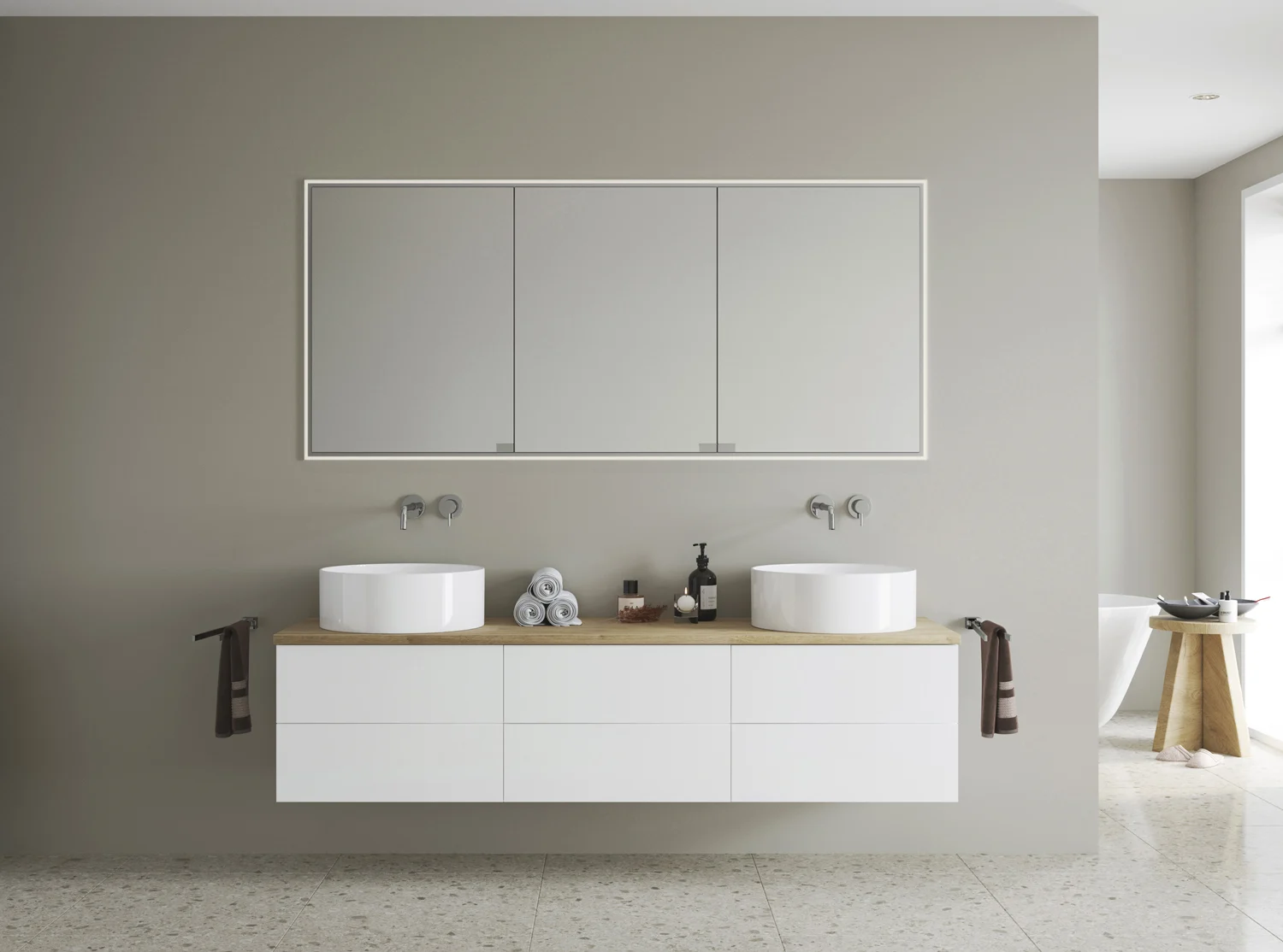 Kronenbach Tube Aufsatzwaschtisch Ø 46 cm Bild 10