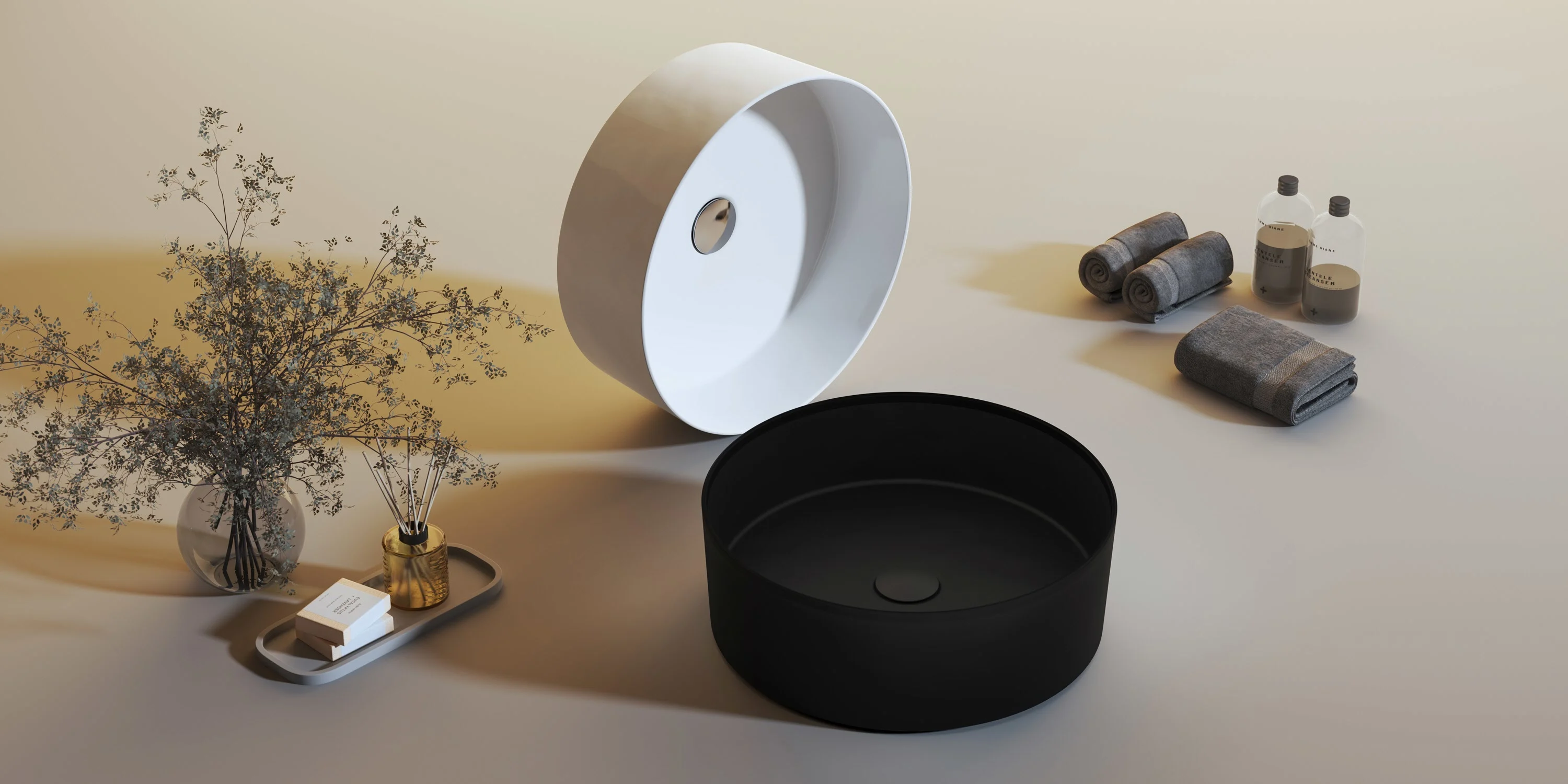 Kronenbach Tube Aufsatzwaschtisch Ø 46 cm Bild 7