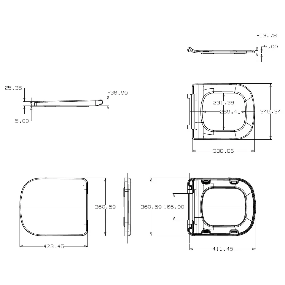 Kronenbach Cube WC-Sitz mit Absenkautomatik Bild 5