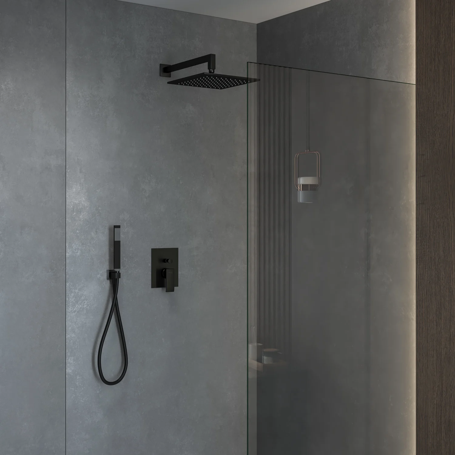 Kronenbach SUPRA Brauseset mit Stabhandbrause und Wandanschlussbogen Bild 3