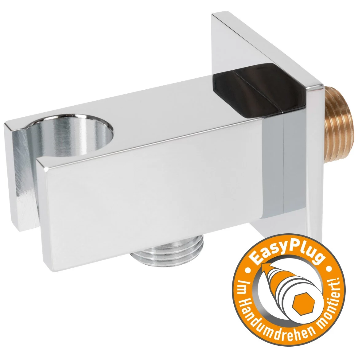 Kronenbach SUPRA 2.0 Wandanschlussbogen mit Brausehalter