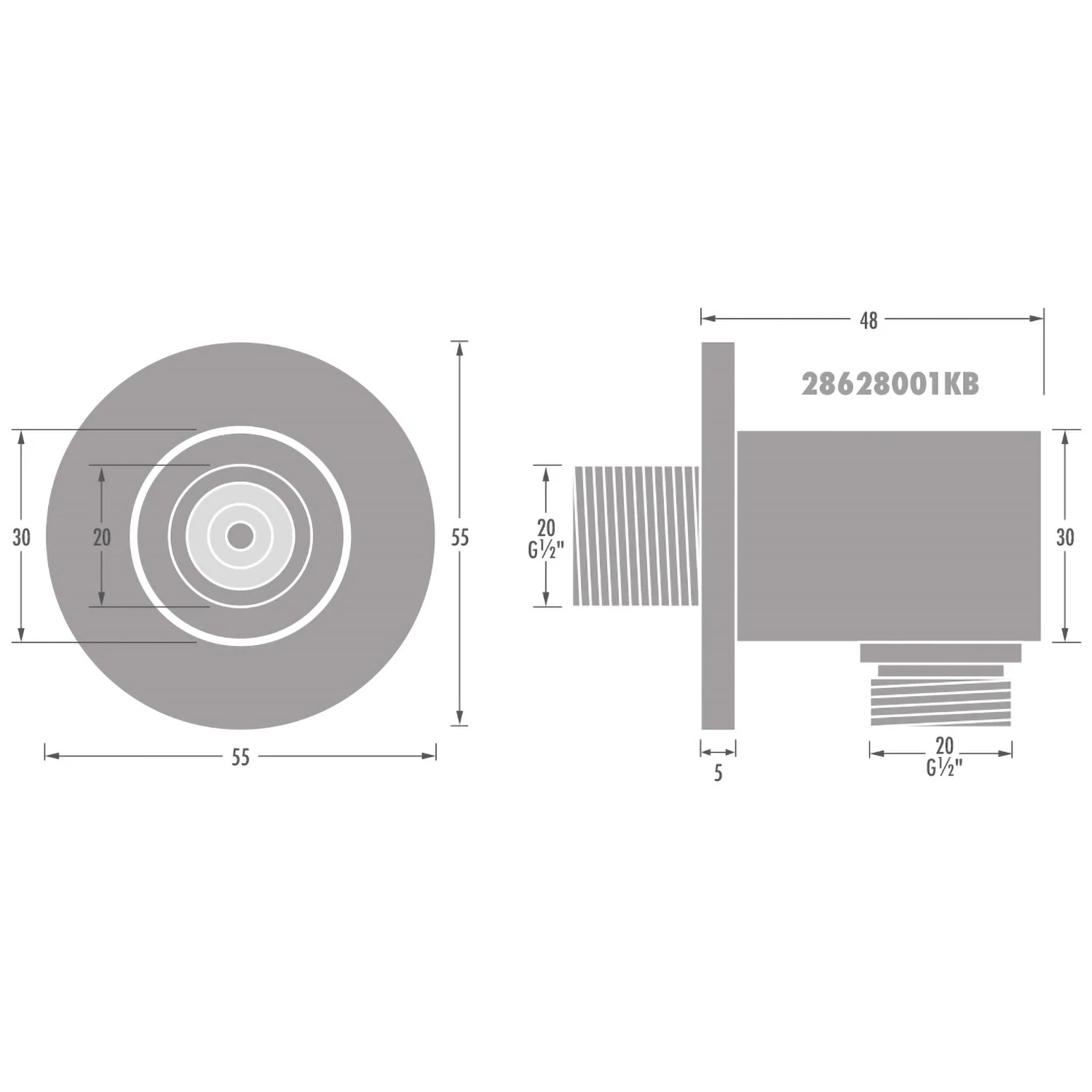 Kronenbach SUPRA 2.0 Wandanschlussbogen Bild 2