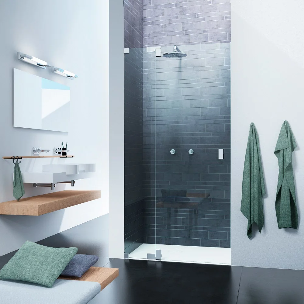 Kronenbach Cube Drehtür bis 140 cm für Nische mit Seitenteil Bild 5