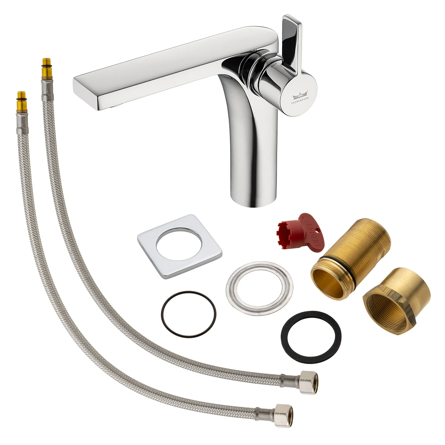 Kronenbach Krona 2.0 Waschtisch-Einhebelmischer ohne Ablaufgarnitur Bild 6